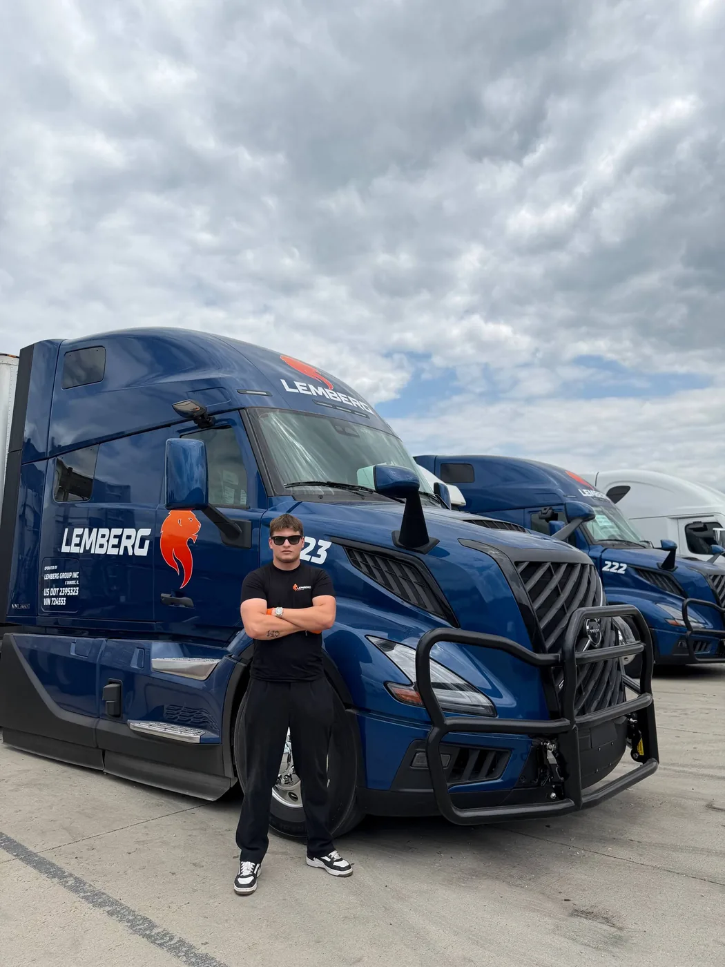 Lemberg Group driver with the fleet